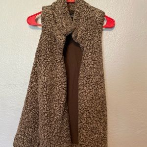3/$15 Faux fur vest